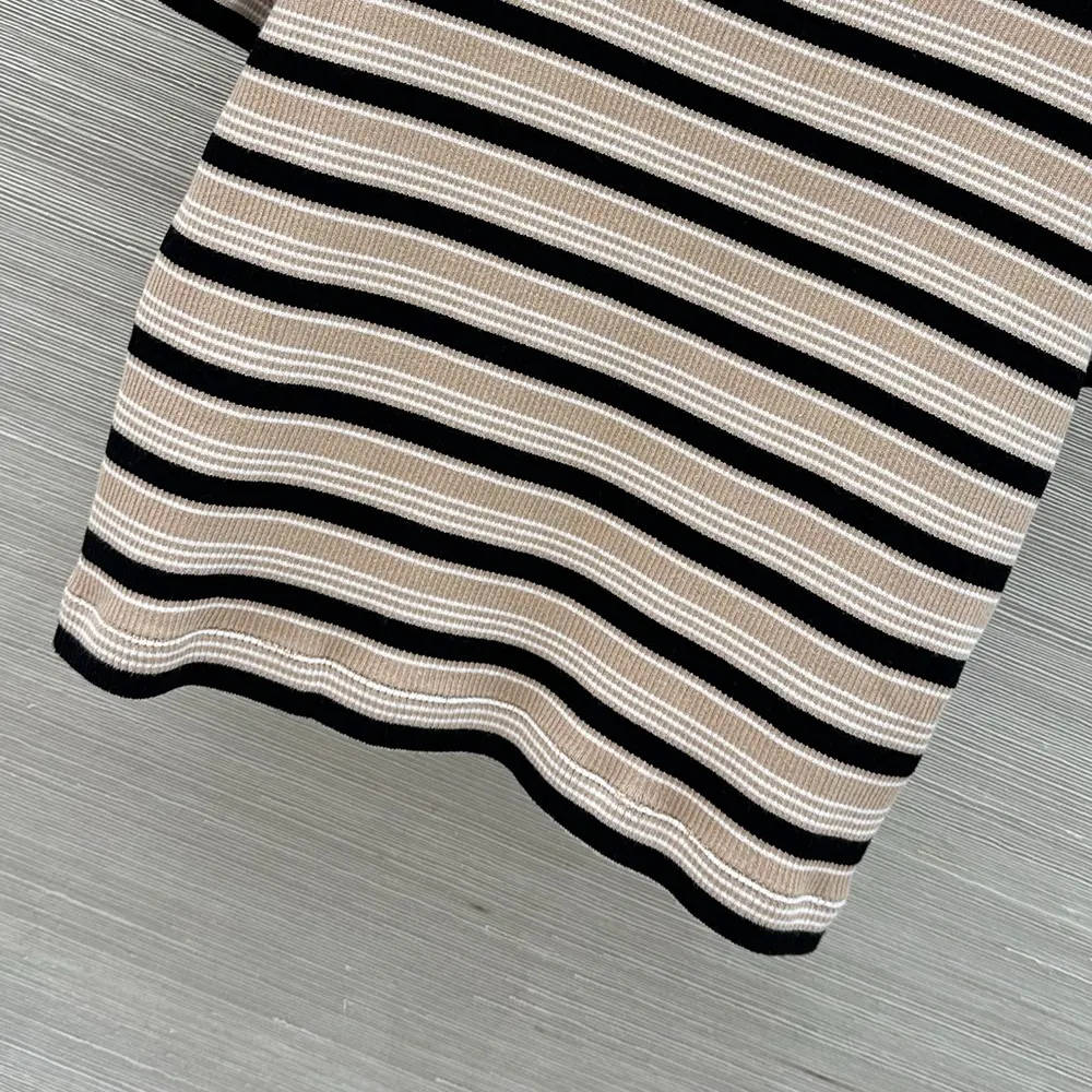 Fendi Women Top Multicolor Striped Cotton Jumper - image 9