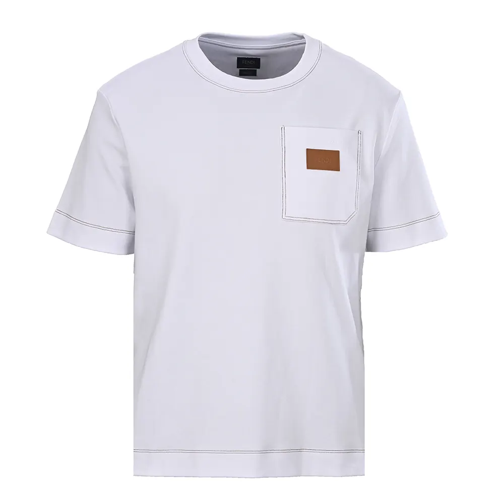 Fendi Women White Cotton T-shirt - image 5
