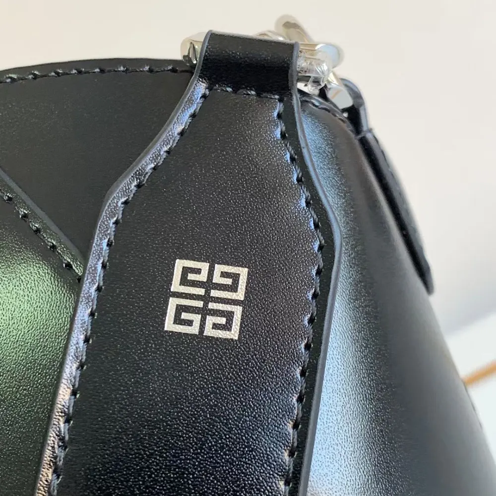 Givenchy Women Mini Antigona Bag in Box Leather-Black - image 8