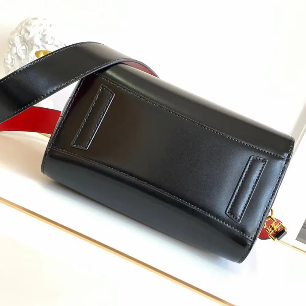 Givenchy Women Mini Antigona Bag in Box Leather-Black - image 5