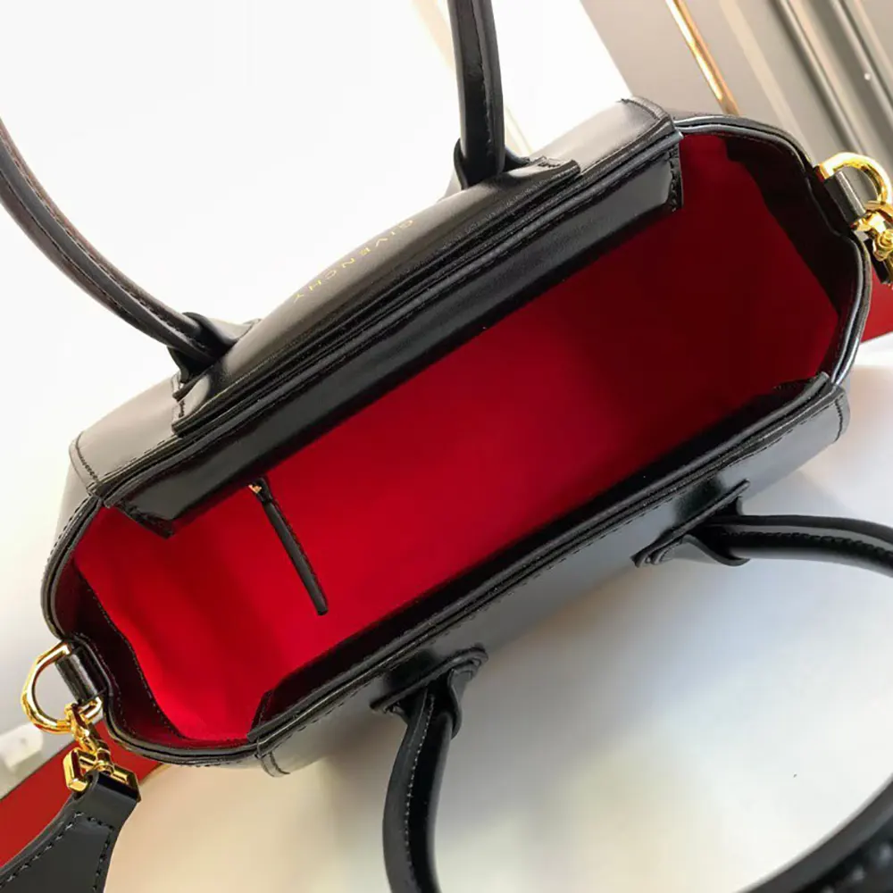 Givenchy Women Mini Antigona Bag in Box Leather-Black - image 6