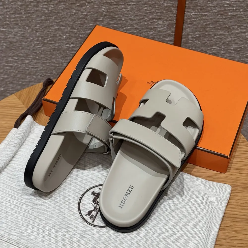 Hermes Unisex Chypre Sandal-Beige Nomade - image 9