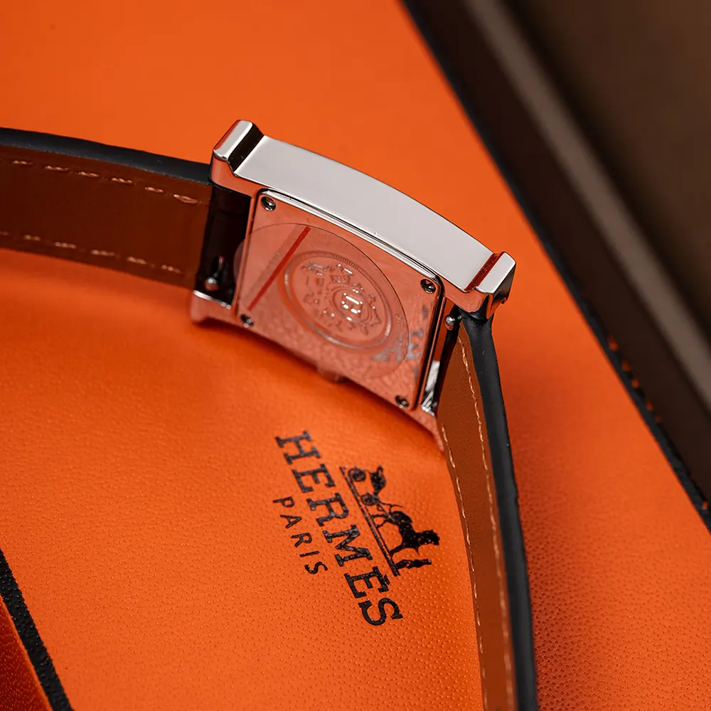Hermes Women Heure H Watch Mini Model 21 mm-Silver - image 9