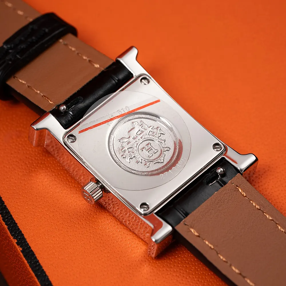Hermes Women Heure H Watch Mini Model 21 mm-Silver - image 10