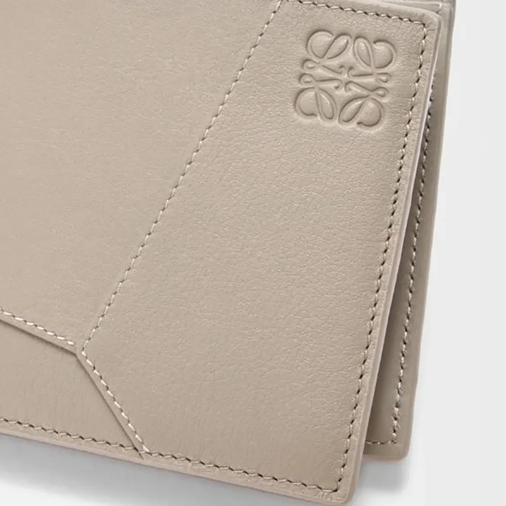 Loewe Unisex Puzzle Bifold Coin Wallet in Classic Calfskin-Corda - image 4