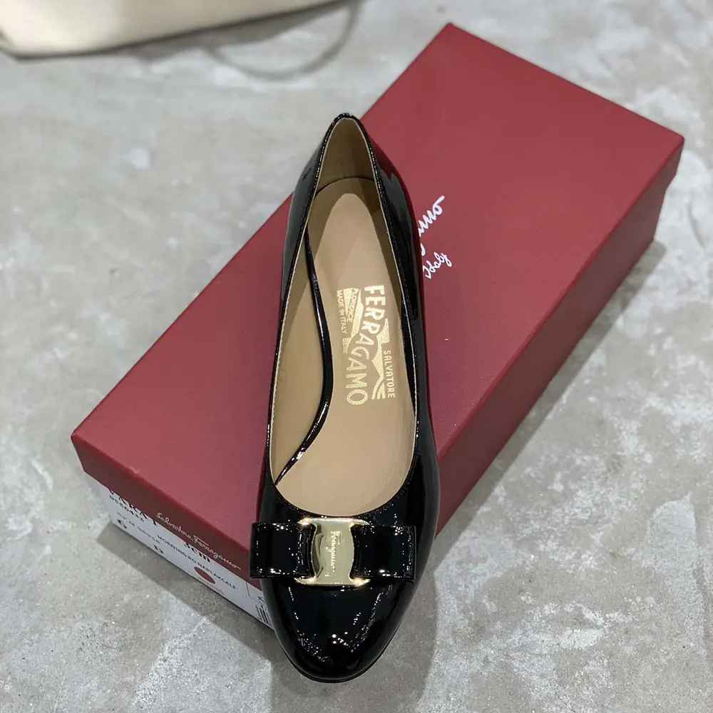 Salvatore Ferragamo Women Vara Pump-Black - image 9