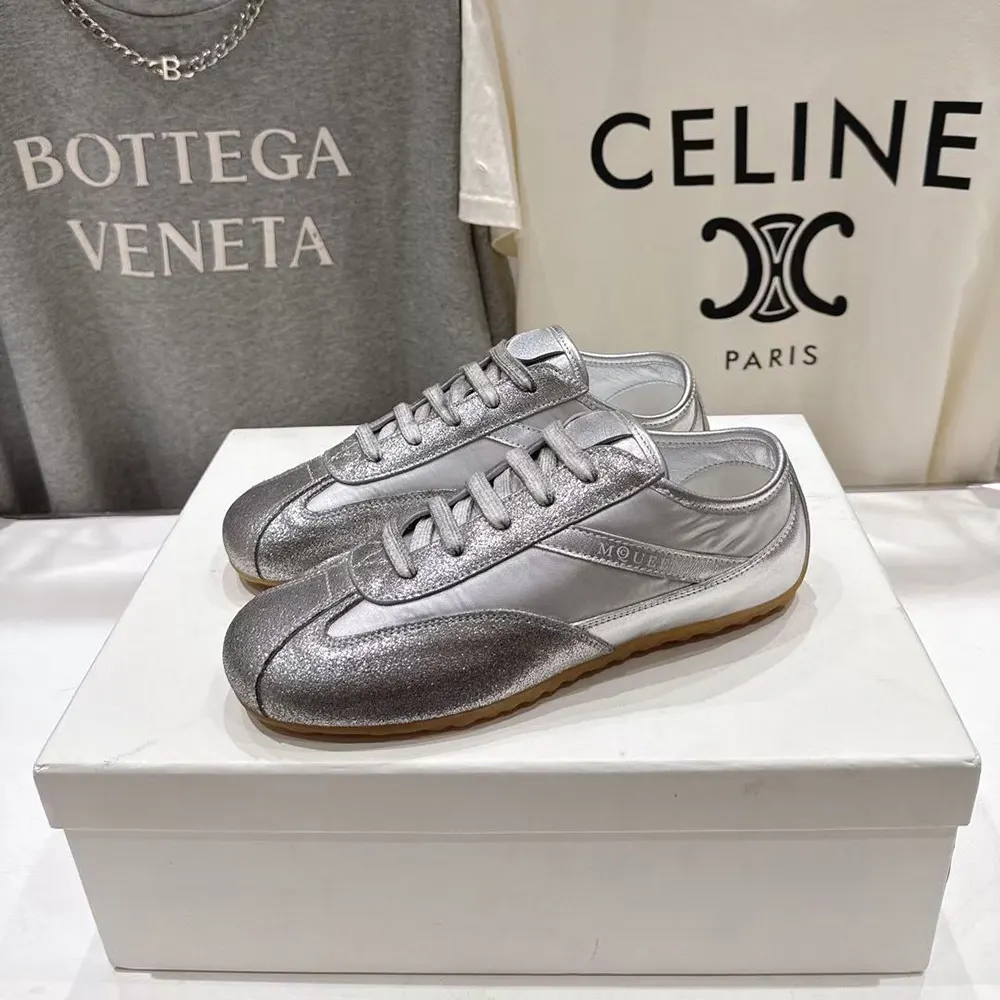 Alexander Mcqueen Unisex Boxe Sneaker in Silver - image 6