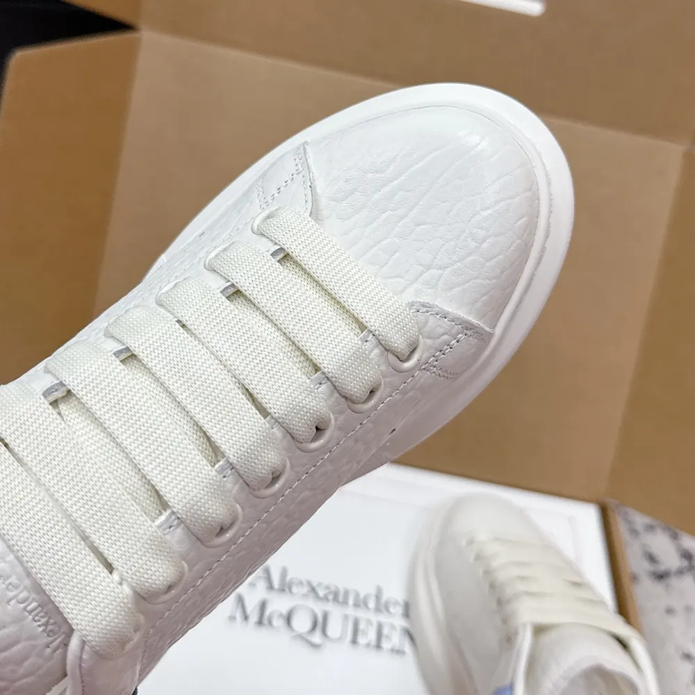 Alexander Mcqueen Unisex Oversized Sneaker in Off White/Light Blue - image 8