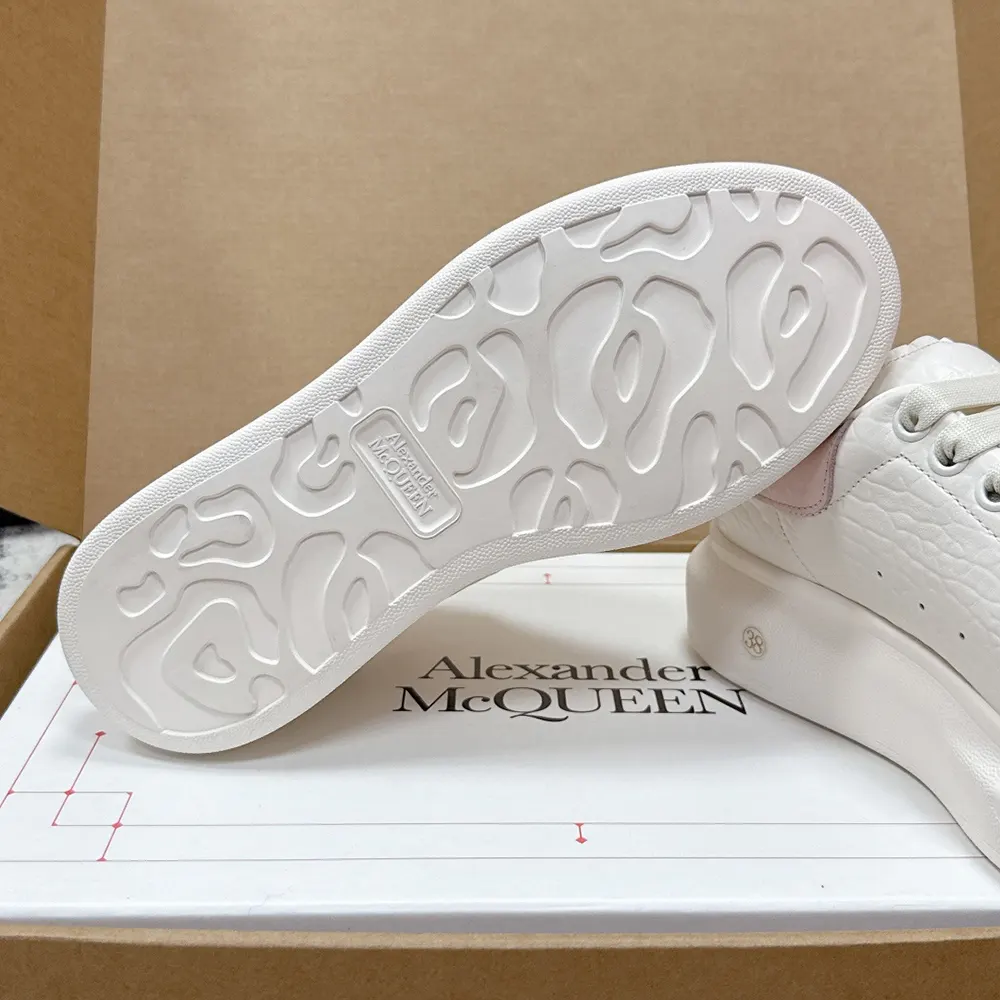 Alexander Mcqueen Unisex Oversized Sneaker in Off White/Pink - image 10