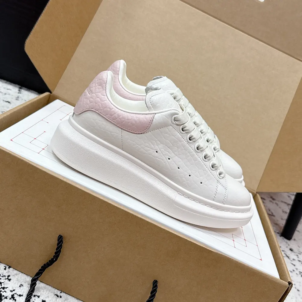 Alexander Mcqueen Unisex Oversized Sneaker in Off White/Pink - image 6