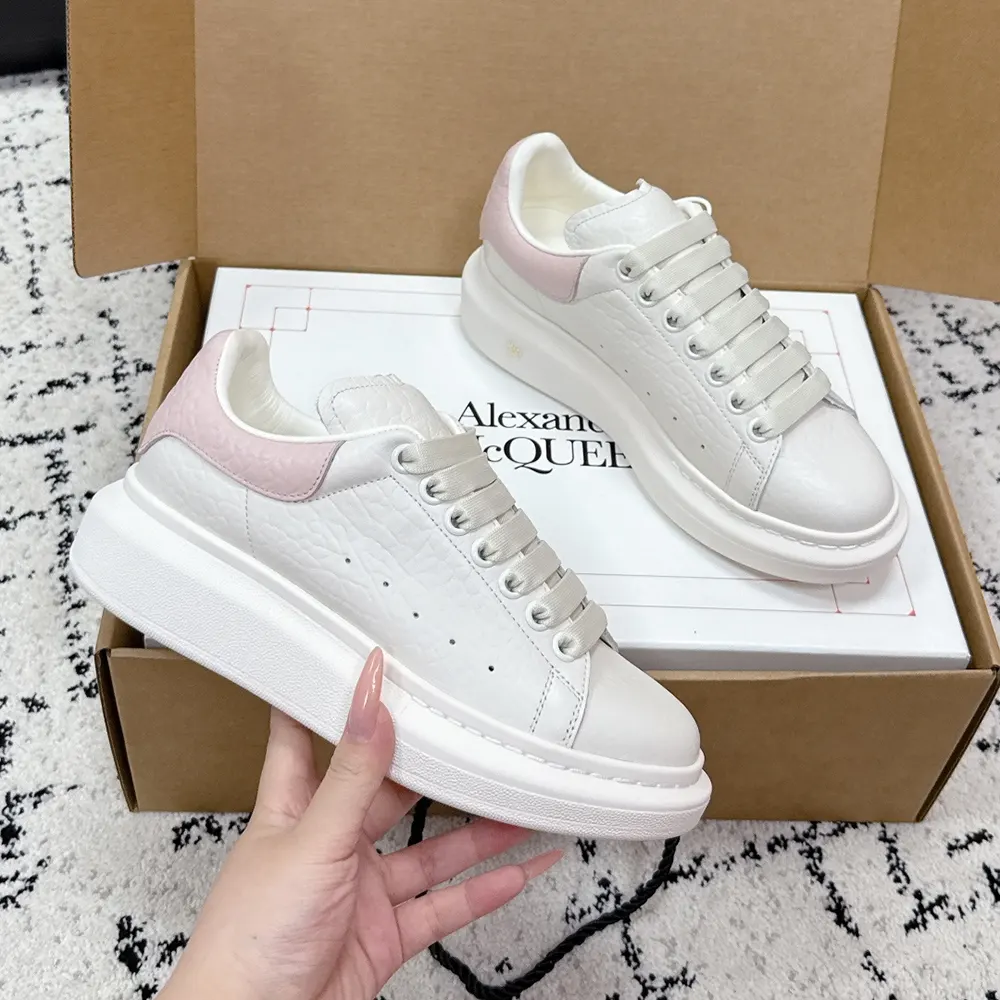 Alexander Mcqueen Unisex Oversized Sneaker in Off White/Pink - image 5