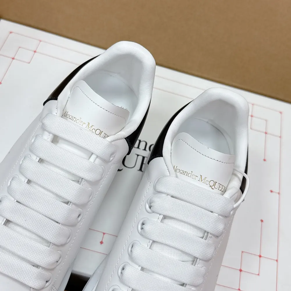 Alexander Mcqueen Unisex Oversized Sneaker in White/Black - image 8