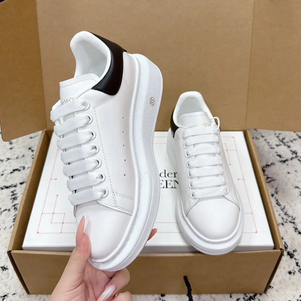 Alexander Mcqueen Unisex Oversized Sneaker in White/Black - image 6