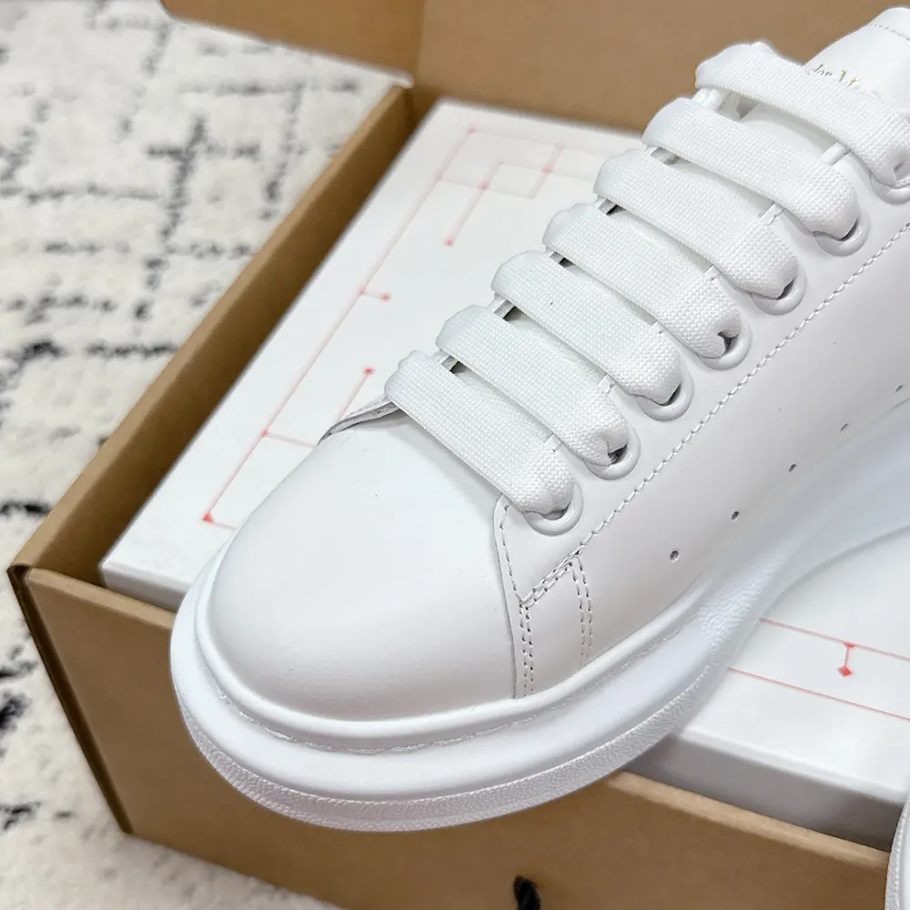 Alexander Mcqueen Unisex Oversized Sneaker in White/Black - image 7