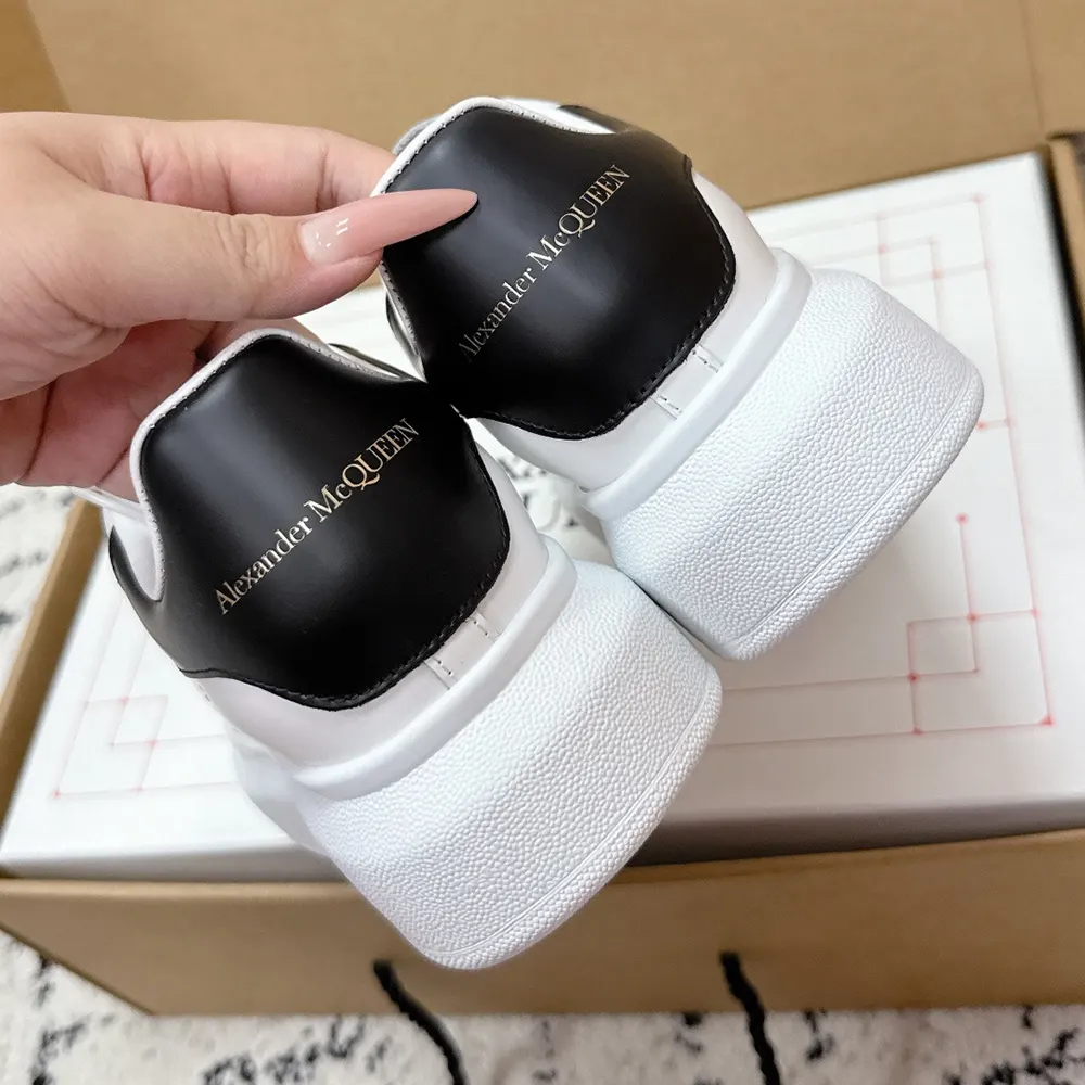 Alexander Mcqueen Unisex Oversized Sneaker in White/Black - image 10