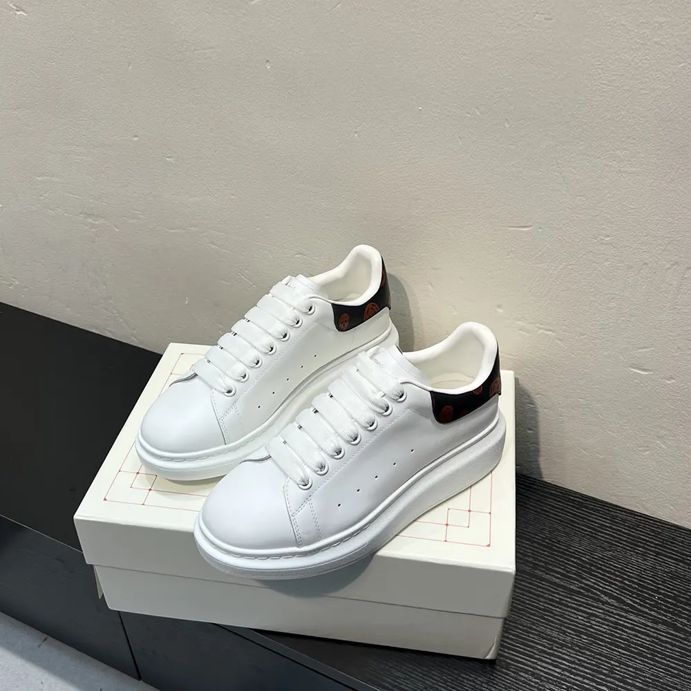 Alexander Mcqueen Unisex Oversized Sneaker in White/Red - image 5