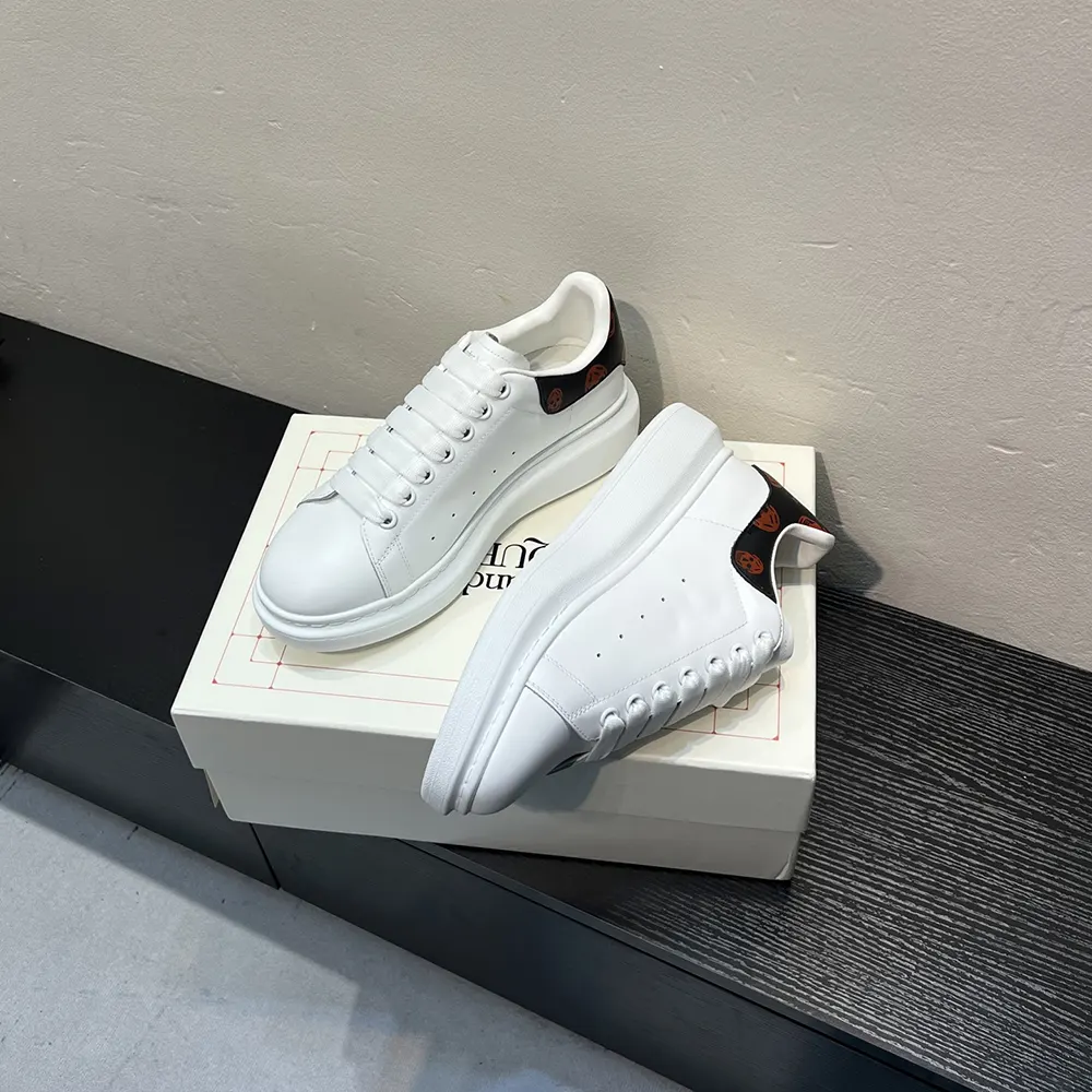 Alexander Mcqueen Unisex Oversized Sneaker in White/Red - image 6