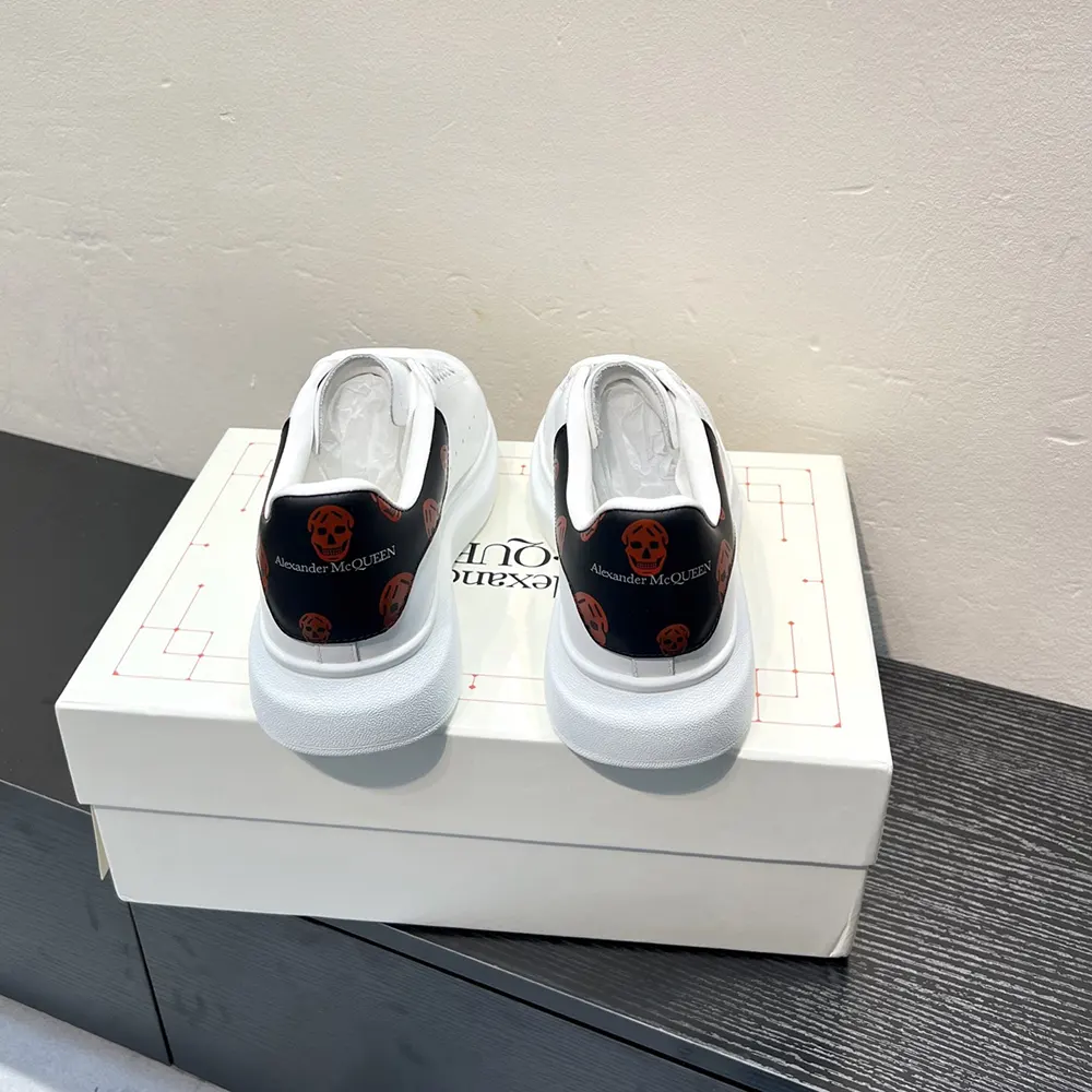 Alexander Mcqueen Unisex Oversized Sneaker in White/Red - image 9
