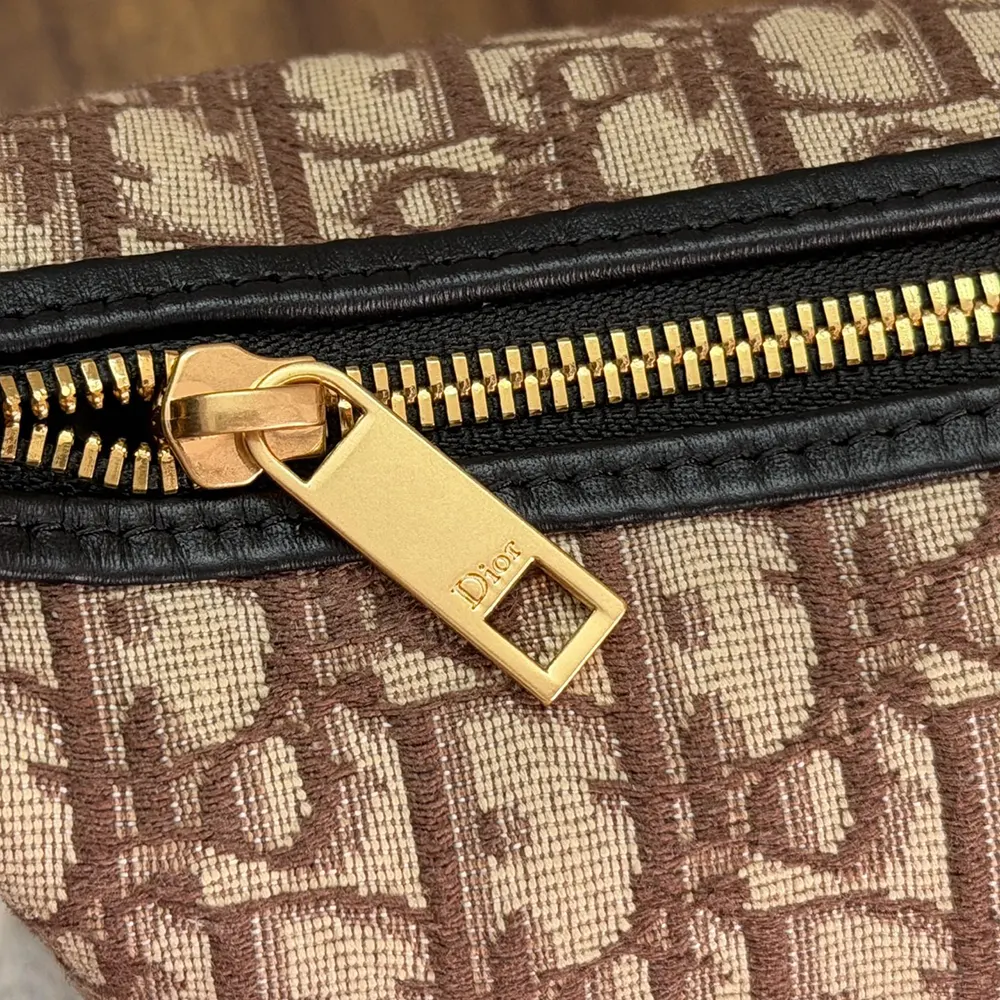 Dior Men Jett Pouch Brown Dior Oblique Jacquard - image 7