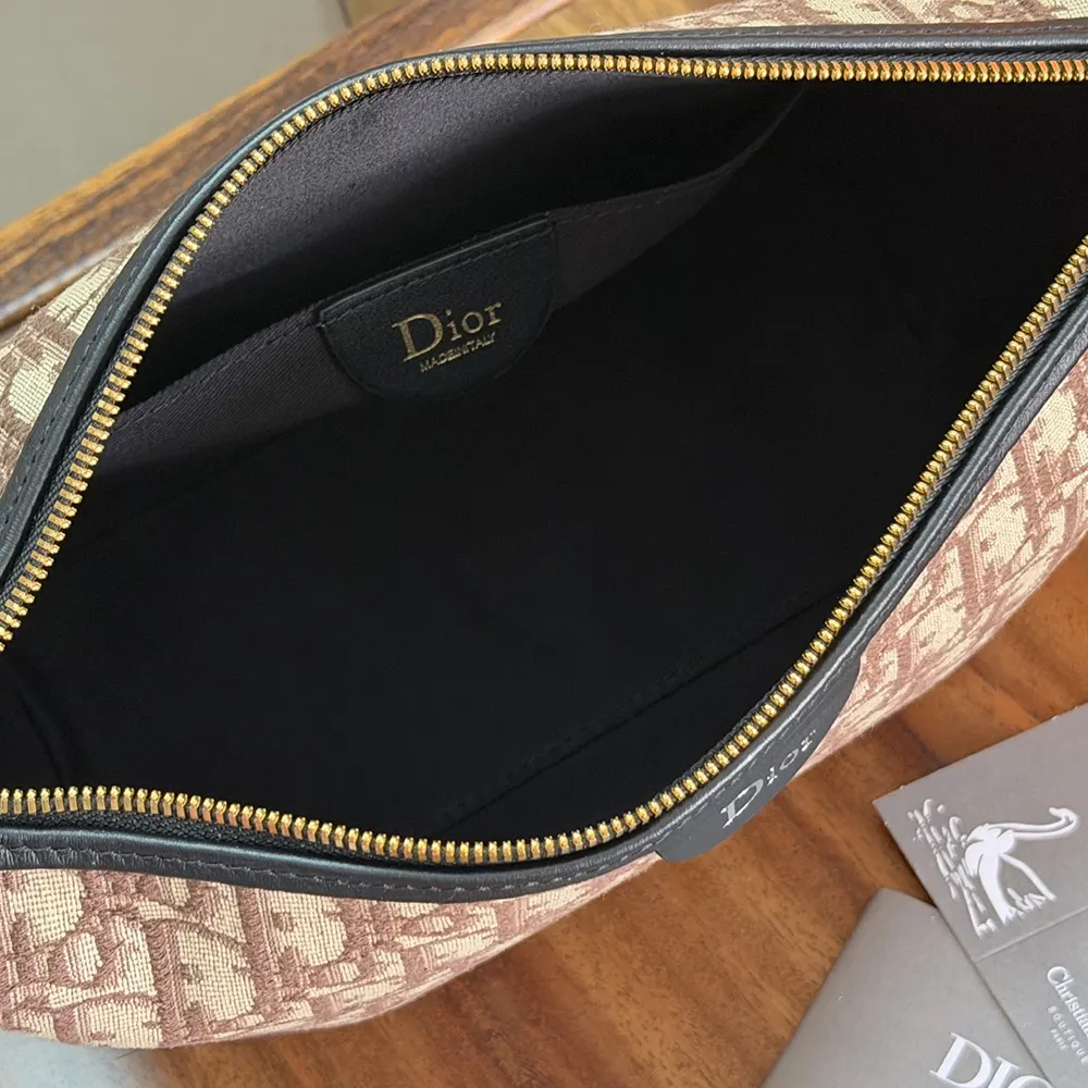 Dior Men Jett Pouch Brown Dior Oblique Jacquard - image 6
