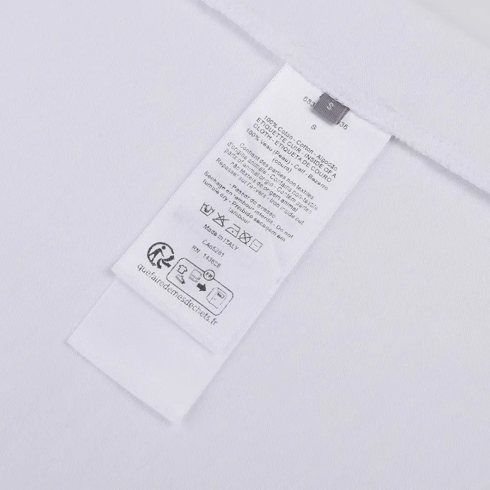 Dior Women T-Shirt with Pocket Relaxed Fit White Cotton Jersey - image 10