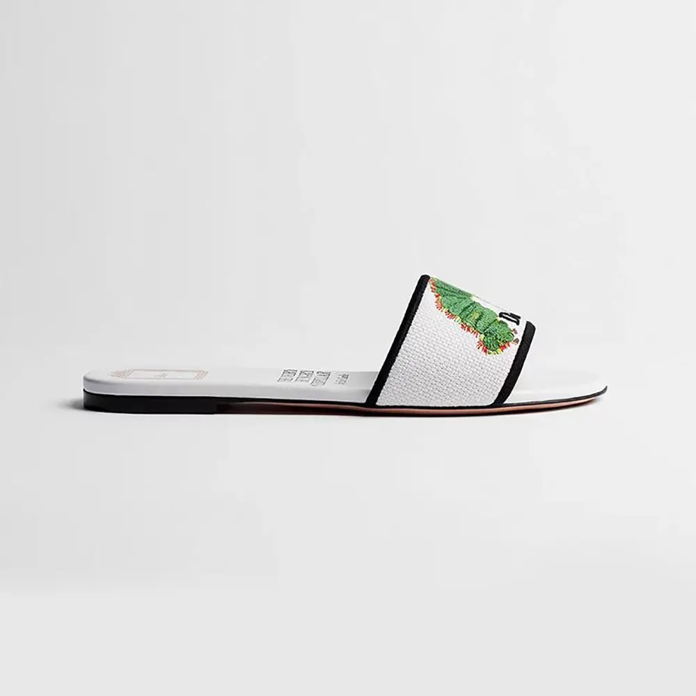 Comprehensive Guide to Dior Dway Slide Embroidered Cotton Shoes