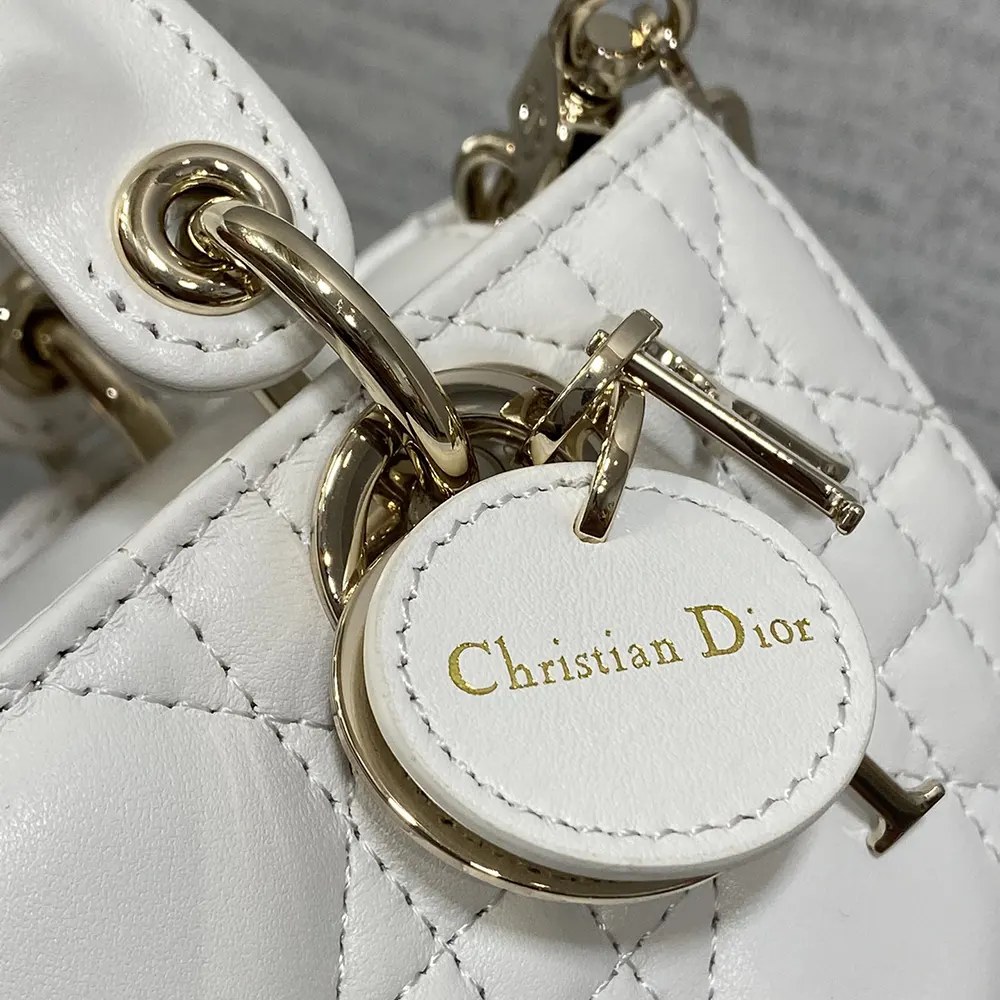 Dior Women Lady D-Joy Micro Bag Latte Cannage Lambskin - image 8