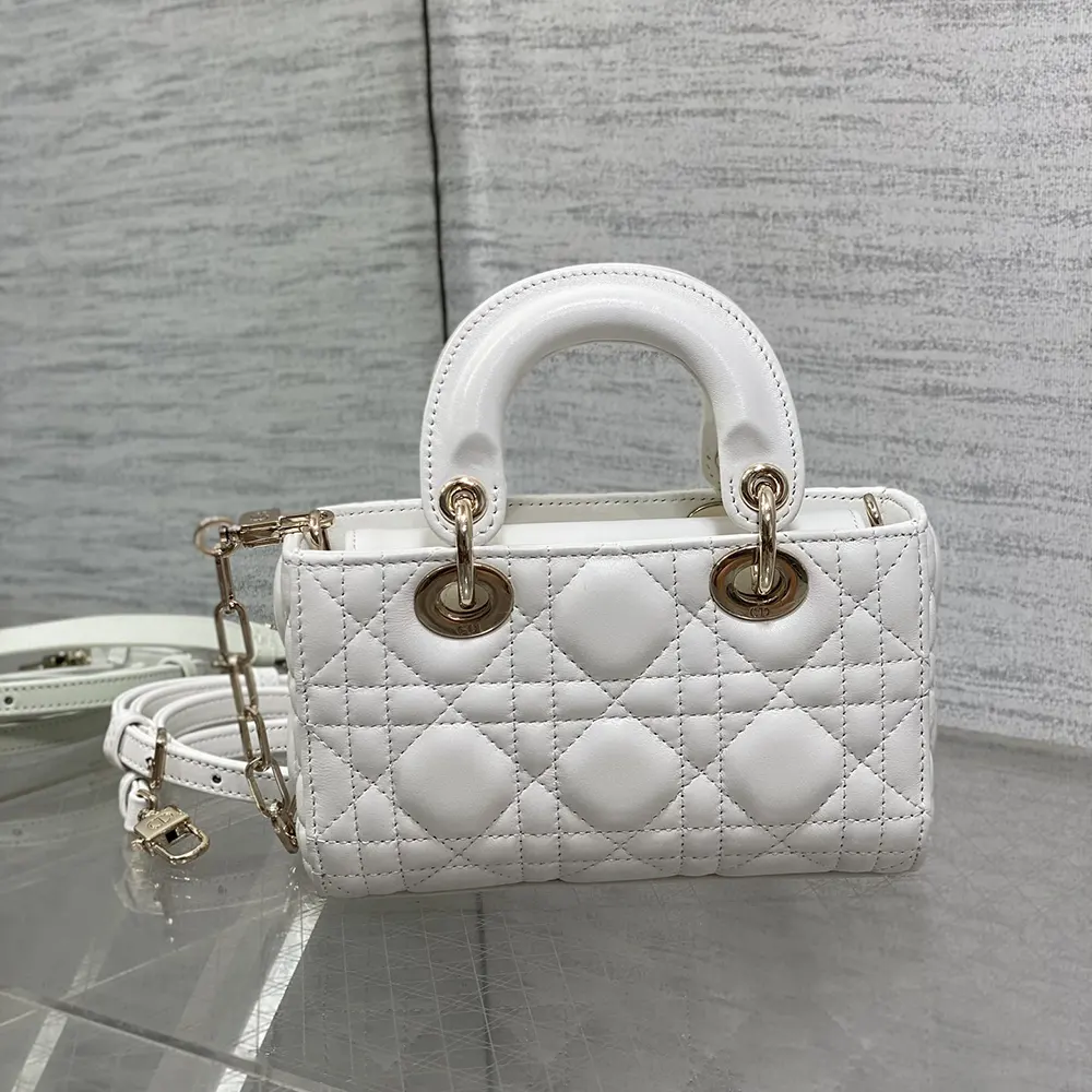 Dior Women Lady D-Joy Micro Bag Latte Cannage Lambskin - image 4