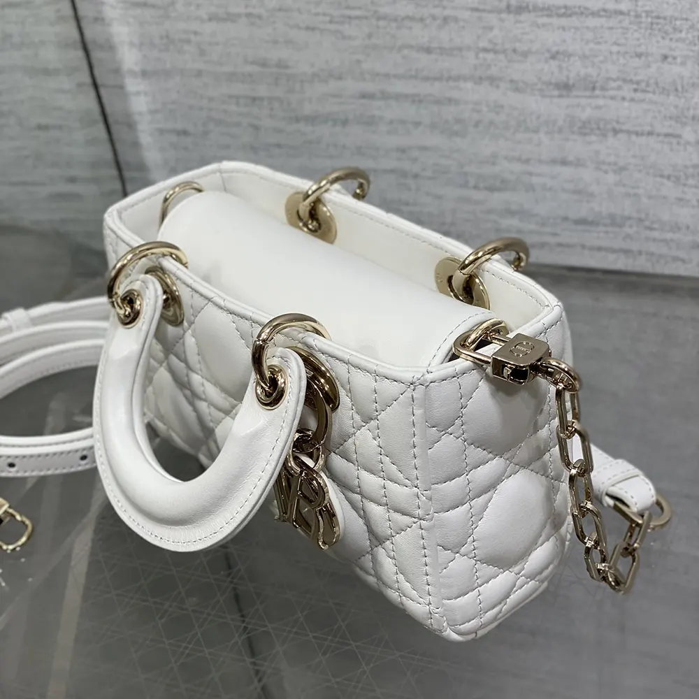 Dior Women Lady D-Joy Micro Bag Latte Cannage Lambskin - image 6