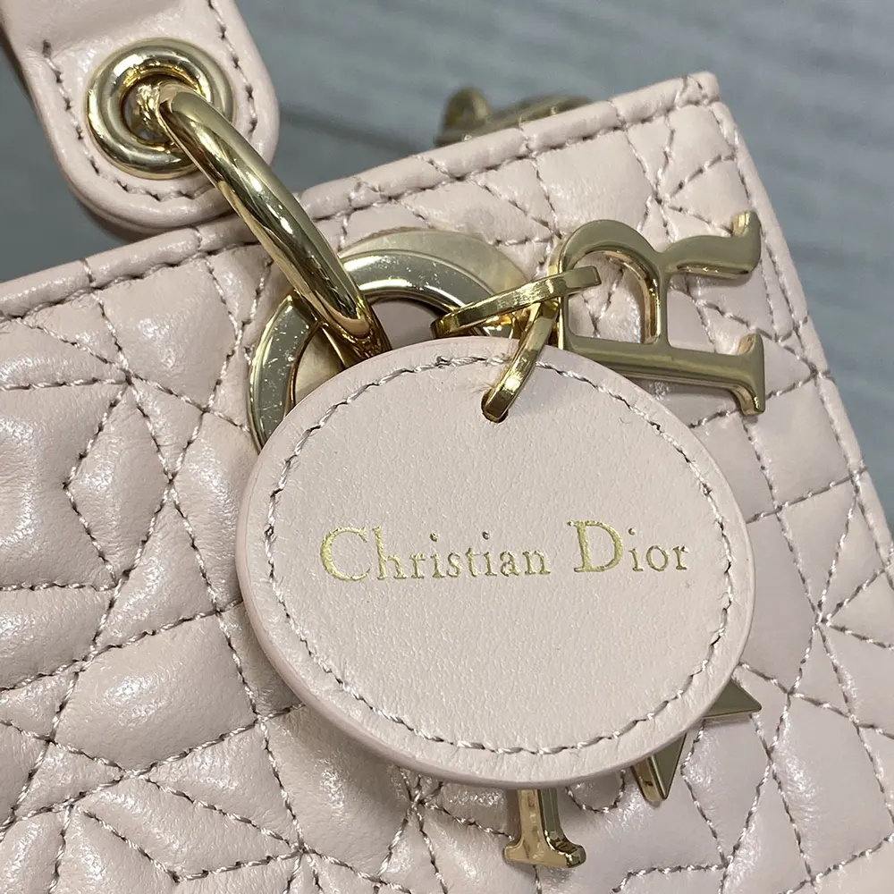 Dior Women Lady D-Joy Micro Bag Pink Cannage Lambskin with Star Motif - image 7