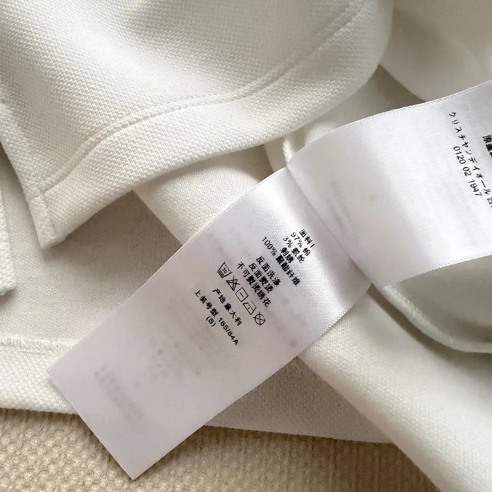 Dior Women Médaillon Embroidered Polo Shirt White Cotton-Blend Piqué - image 7