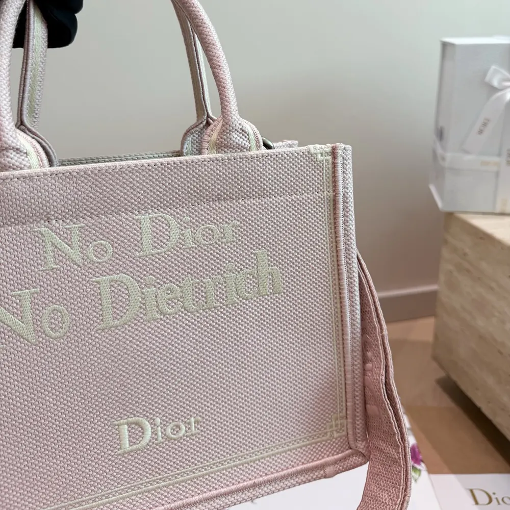 Dior Women Medium Dior Book Tote with Strap Rose Tendre No Dior No Dietrich Embroidery - image 5