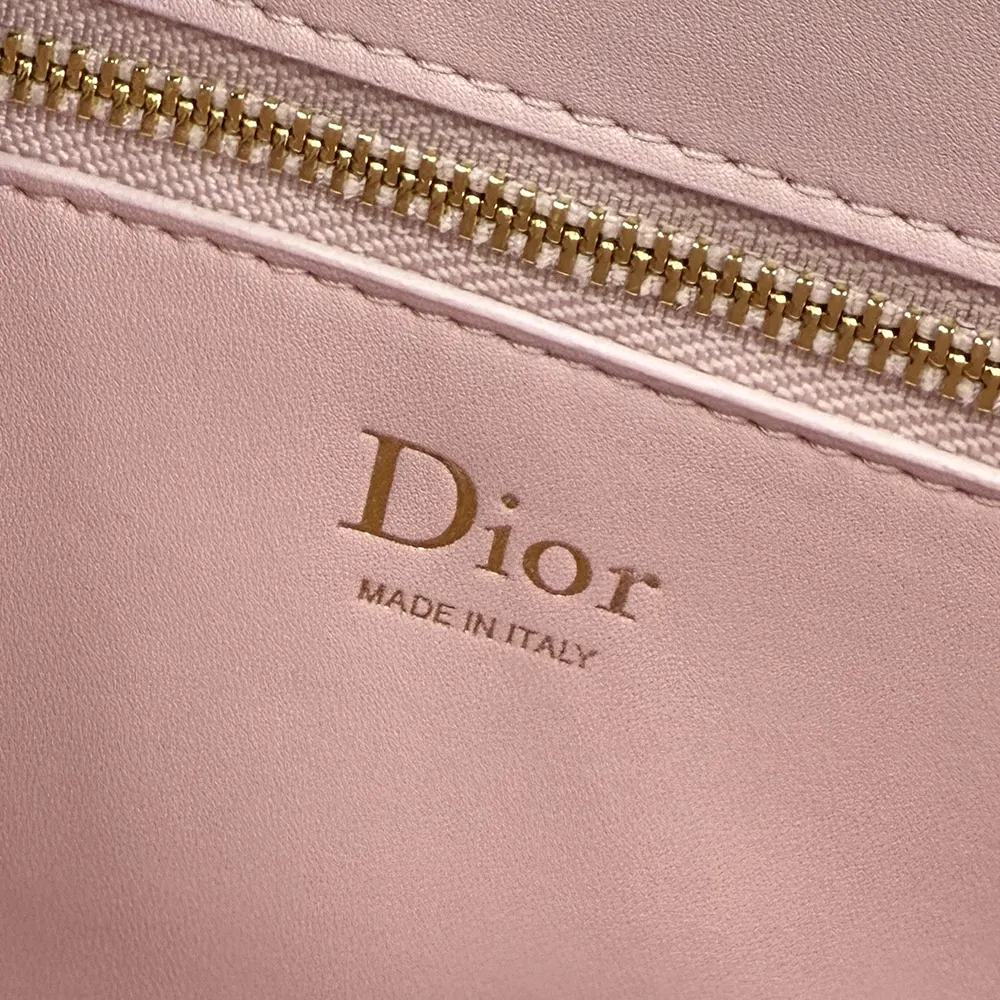 Dior Women Small Dior Médaillon Flap Bag Rose Tendre Grained Calfskin - image 9