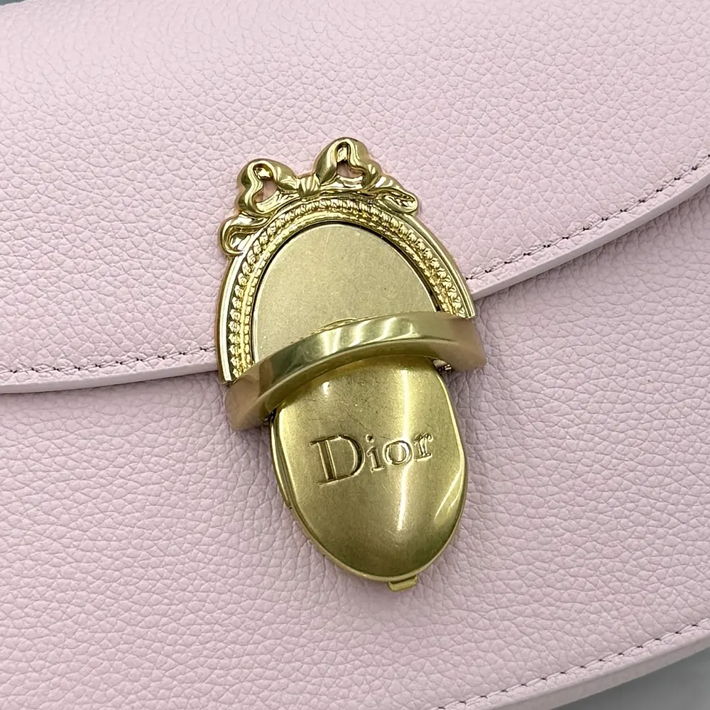Dior Women Small Dior Médaillon Flap Bag Rose Tendre Grained Calfskin - image 8