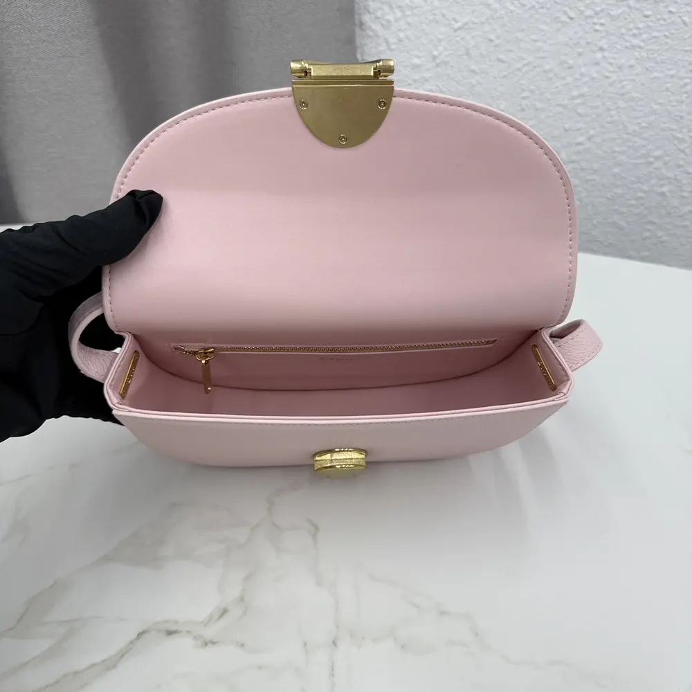 Dior Women Small Dior Médaillon Flap Bag Rose Tendre Grained Calfskin - image 6