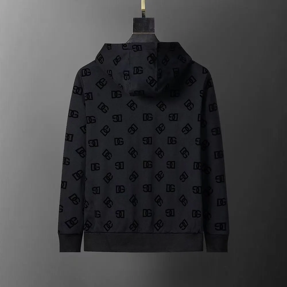 Side angle showing ribbed cuffs on Dolce Gabbana D&G Men Jersey Sweatshirt