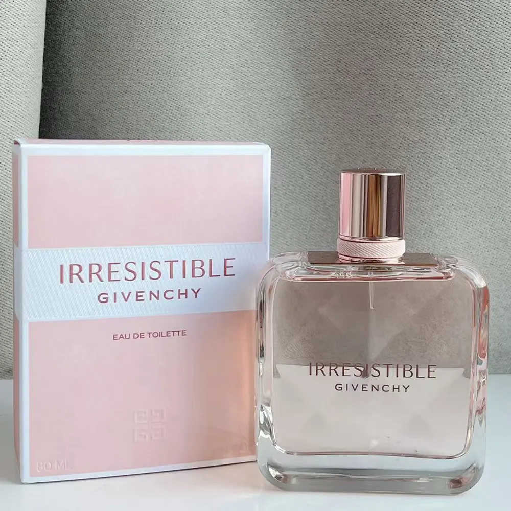 Close-up detail of Givenchy emblem on Irresistible Eau de Parfum