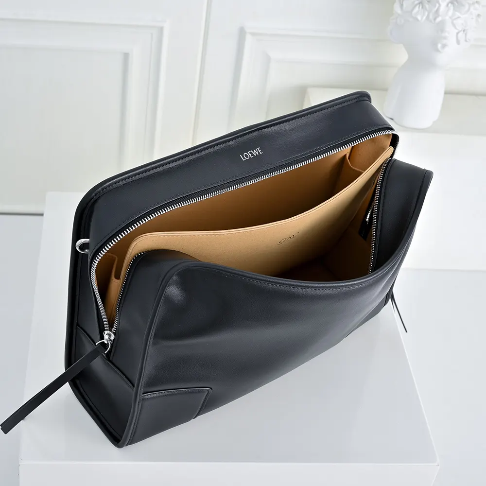 Loewe Women Large Amazona 180 Bag in Soft Calfskin-Black - image 5