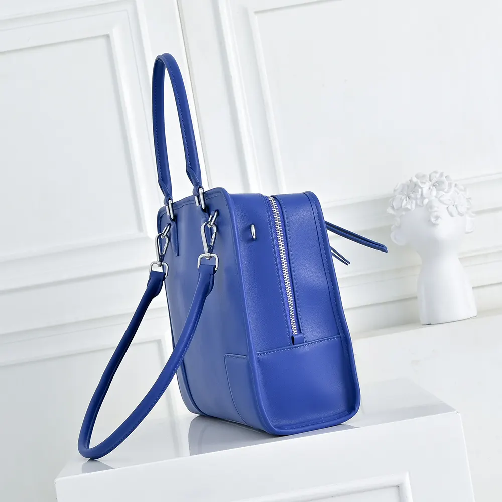 Loewe Women Large Amazona 180 Bag in Soft Calfskin-Blue - image 4