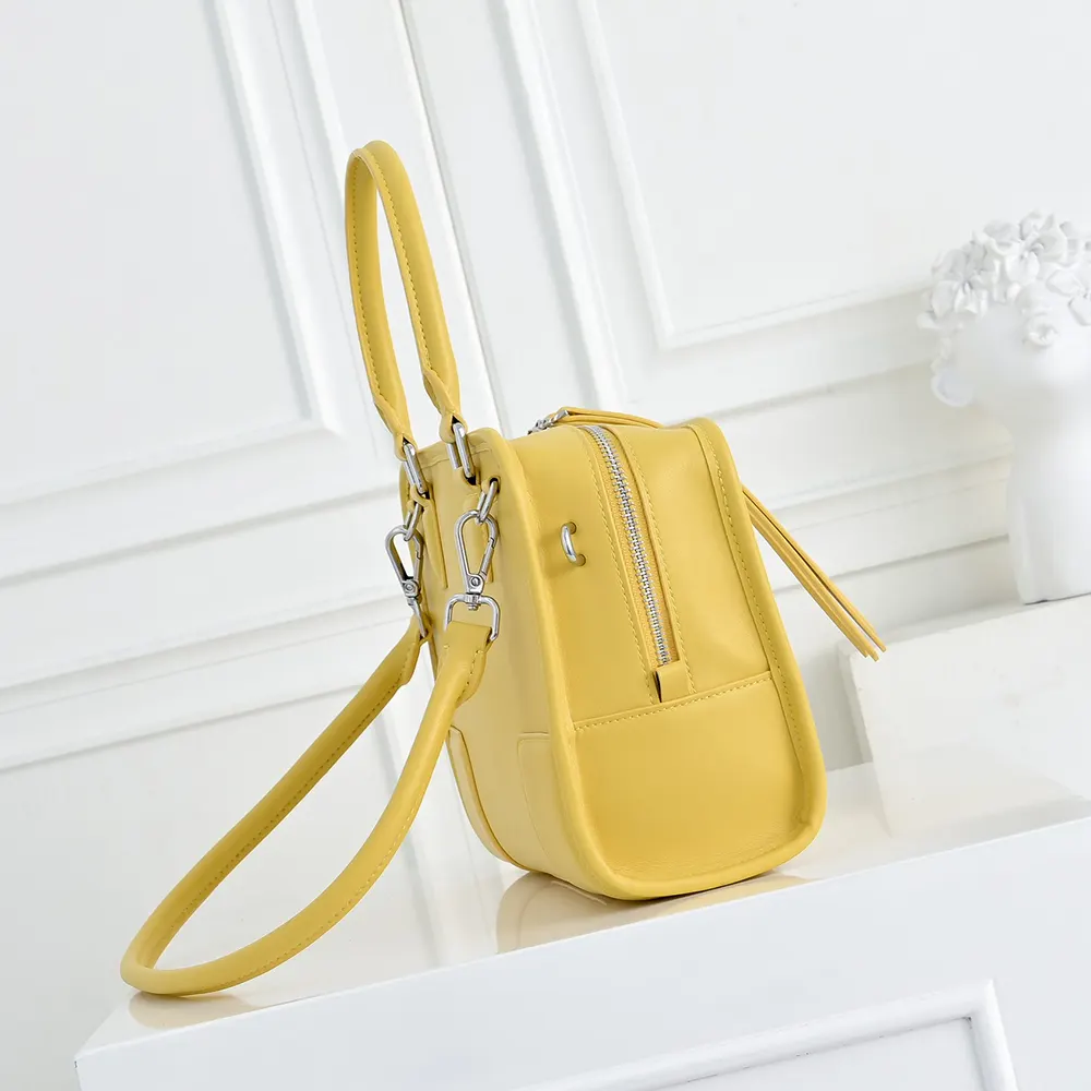 Loewe Women Large Amazona 180 Bag in Soft Calfskin-Yellow - image 4