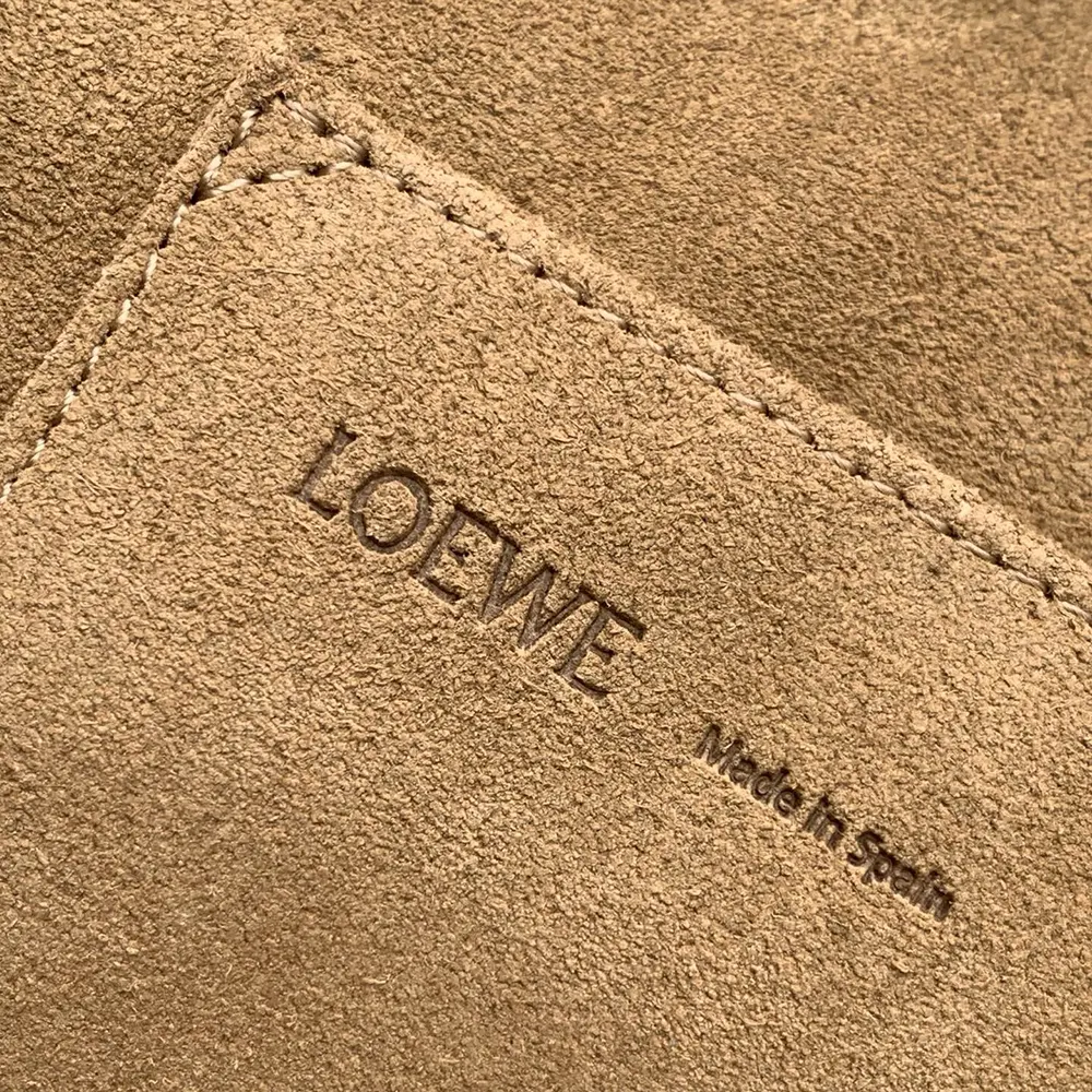 Loewe Women Medium Amazona 180 Bag in Suede-Dark Chestnut - image 10