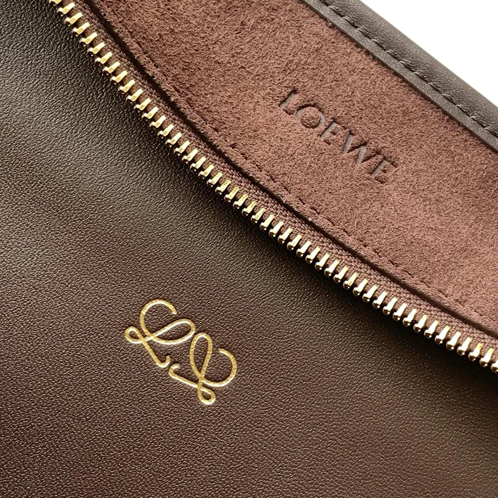 Loewe Women Medium Amazona 180 Bag in Suede-Dark Chestnut - image 8