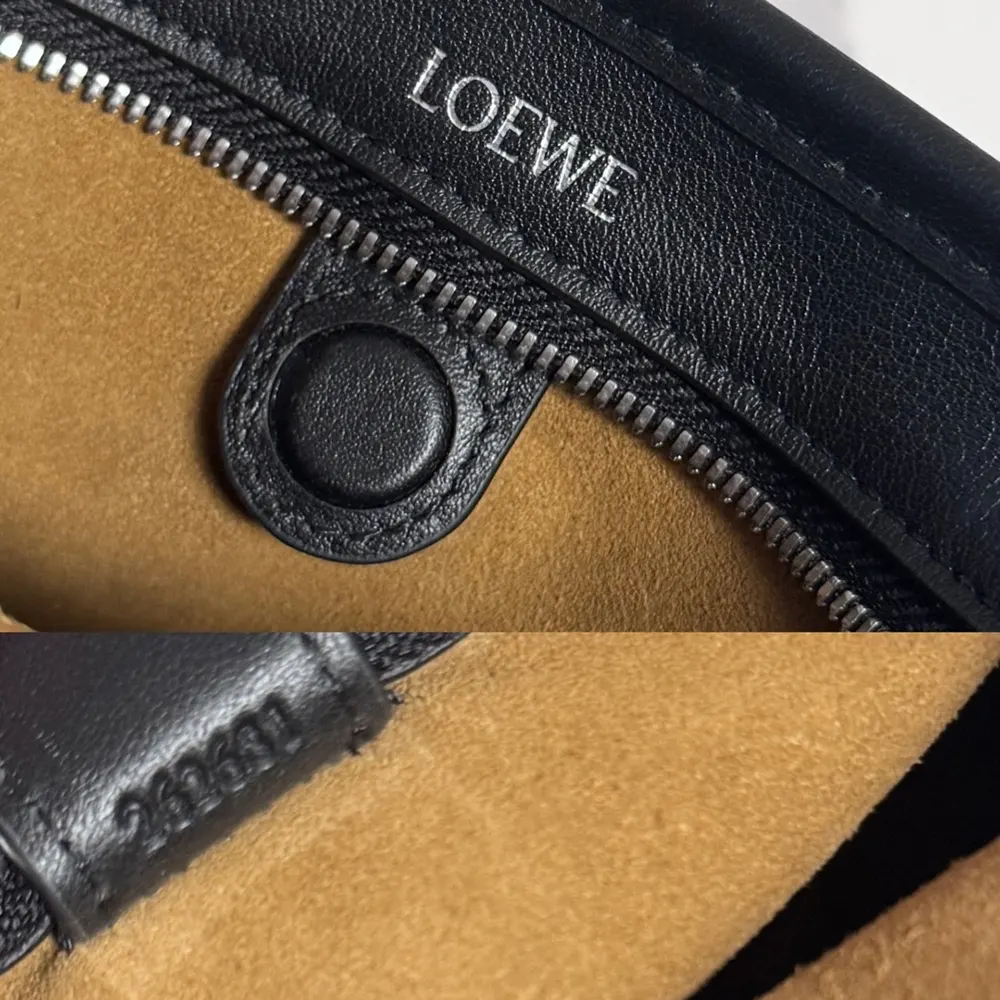 Loewe Women Mini Amazona 180 Bag in Soft Calfskin-Black - image 10