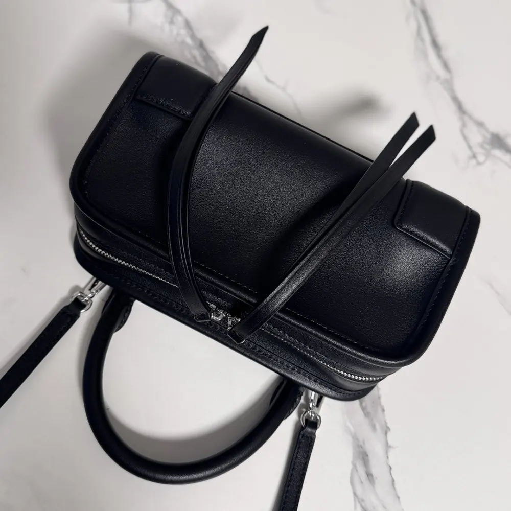 Loewe Women Mini Amazona 180 Bag in Soft Calfskin-Black - image 6