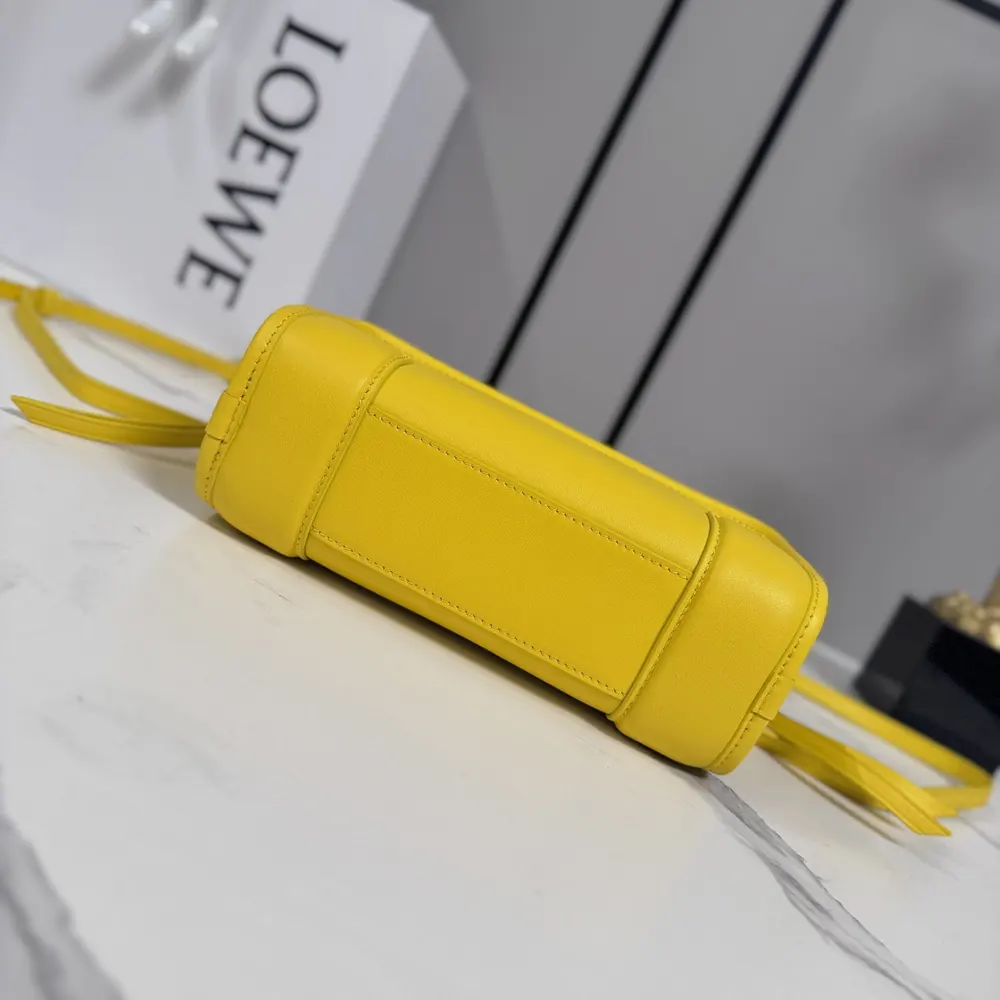 Loewe Women Mini Amazona 180 Bag in Soft Calfskin-Daisy Yellow - image 5