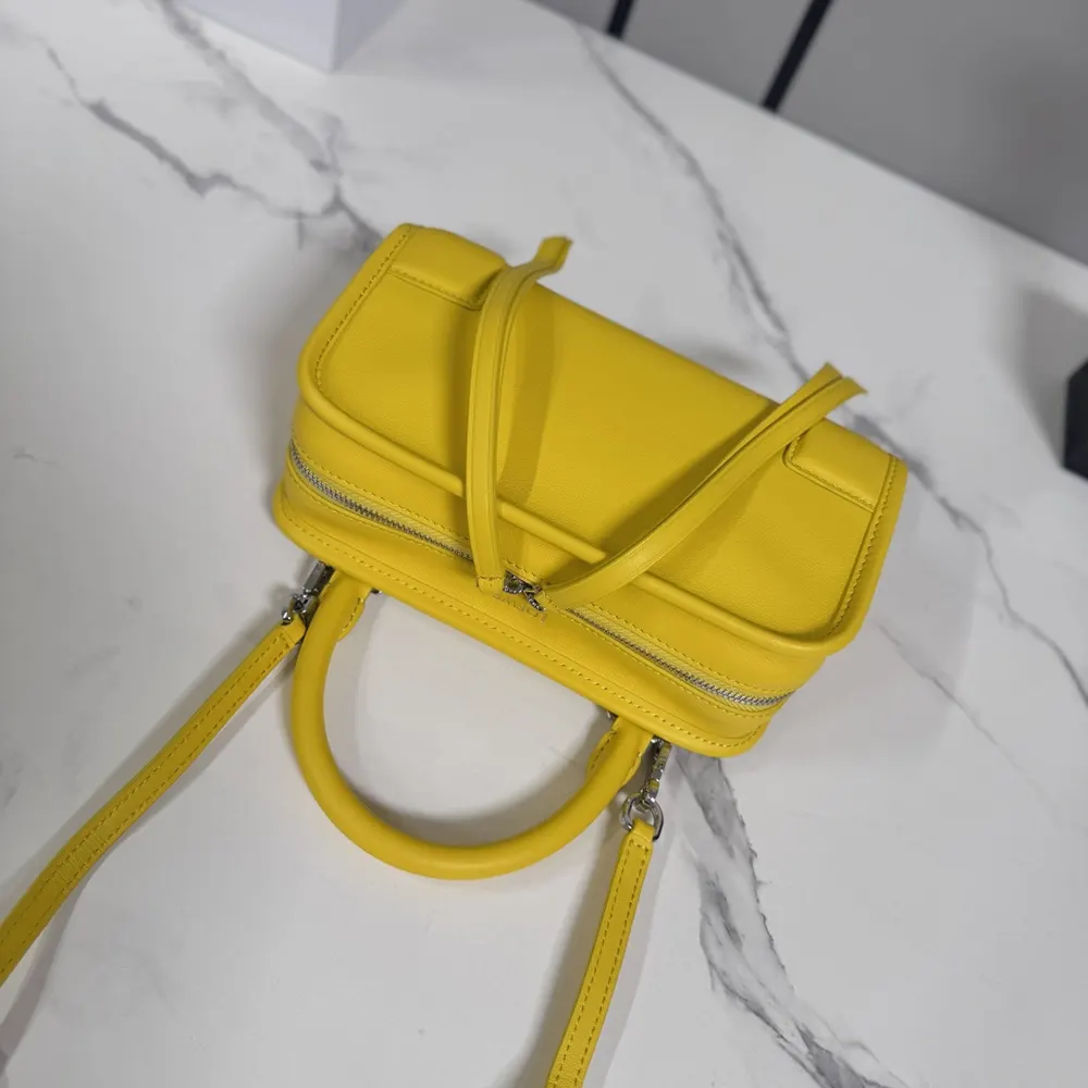 Loewe Women Mini Amazona 180 Bag in Soft Calfskin-Daisy Yellow - image 4