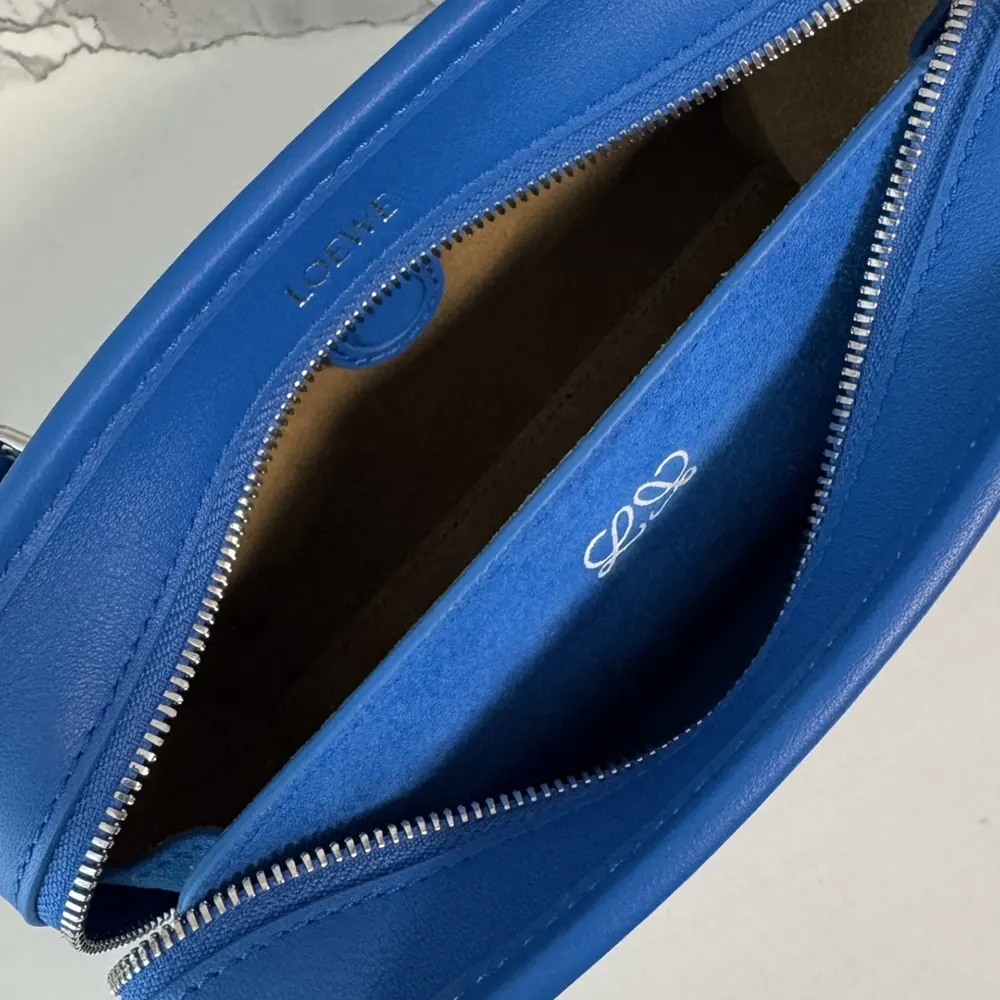 Loewe Women Mini Amazona 180 Bag in Suede-Royal Azur - image 10