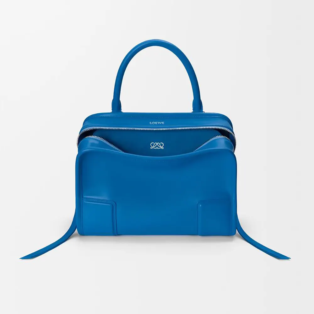 Loewe Women Small Amazona 180 Bag in Soft Calfskin-Royal Azur