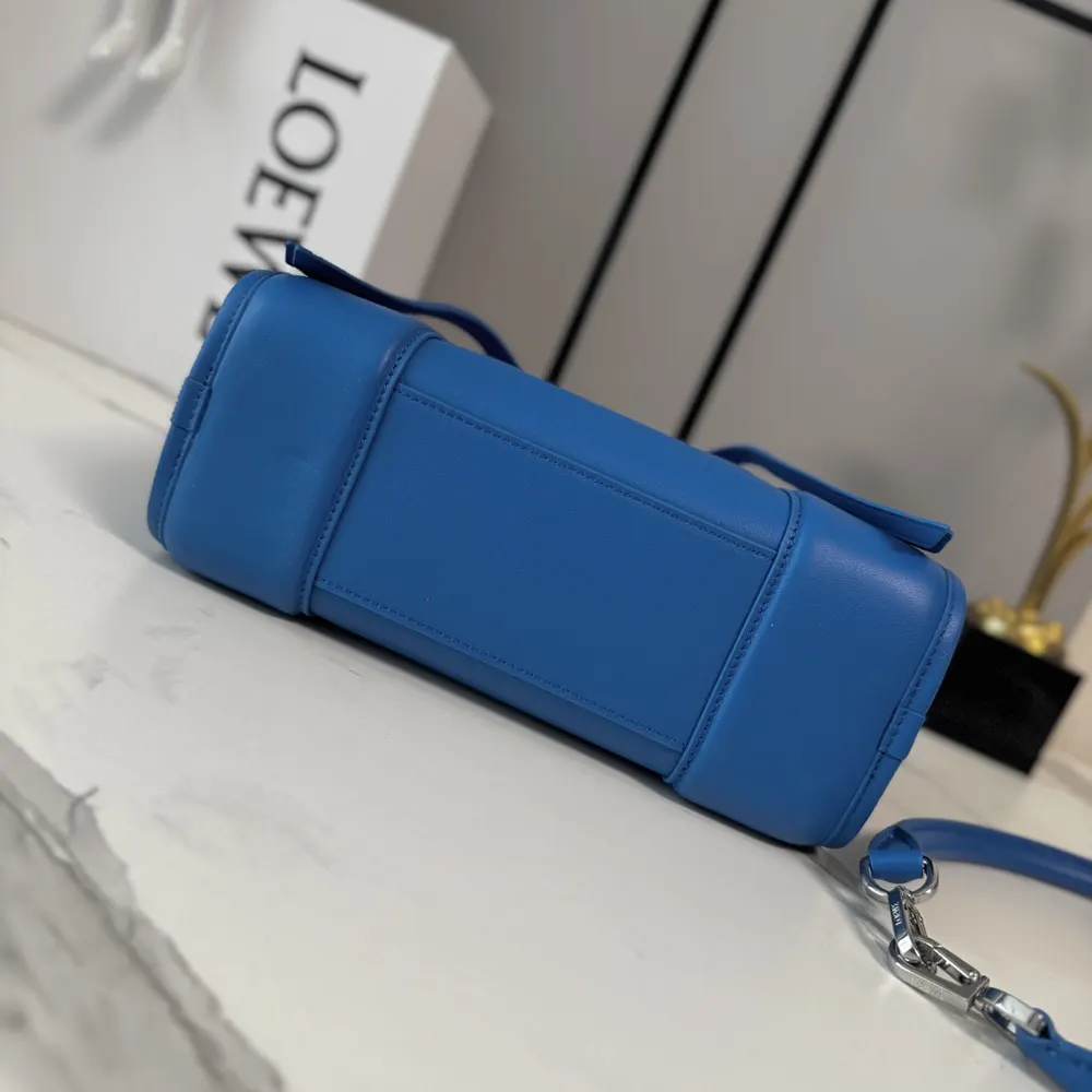 Loewe Women Small Amazona 180 Bag in Soft Calfskin-Royal Azur - image 7
