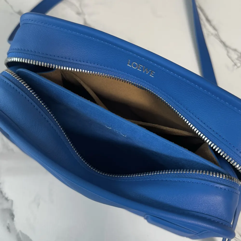 Loewe Women Small Amazona 180 Bag in Soft Calfskin-Royal Azur - image 8